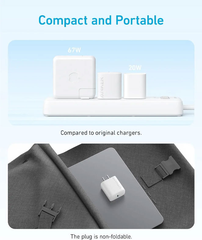 Anker 20W USB-C Wall Charger - White Anker 20W USB-C Wall Charger - White